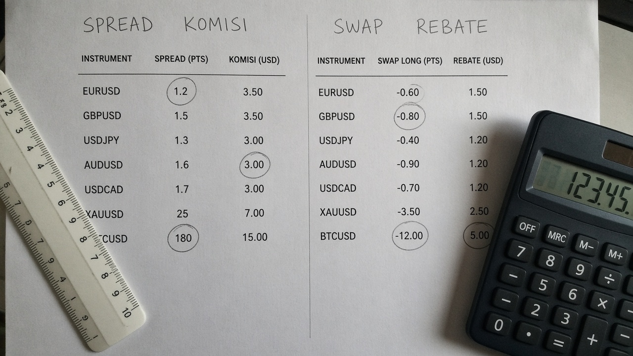 Gambar artikel Cara Menghitung Biaya Trading Forex Setelah Rebate